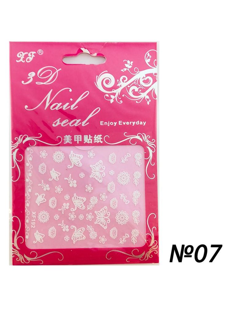 Stickers ongles manucure 3D 
