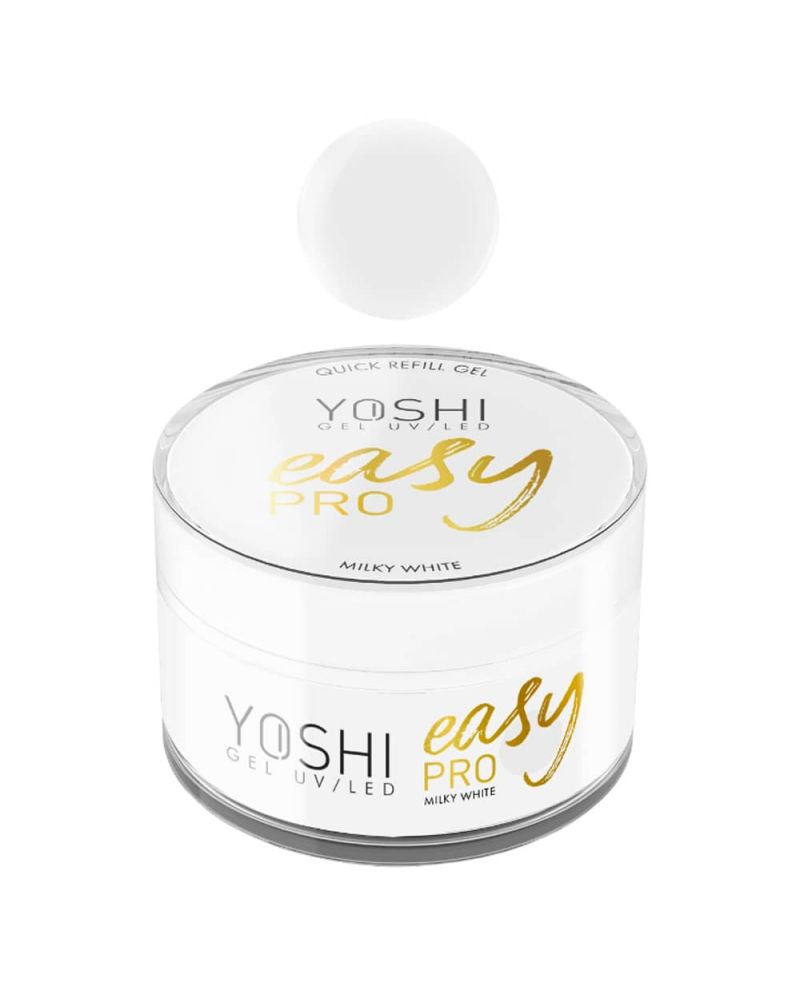Easy PRO Gel UV LED MILKY BLANC 50 ml.