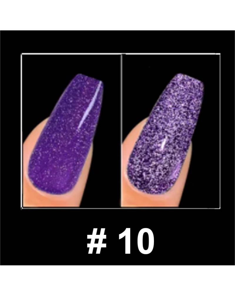 Vernis a ongles semi permanent Reflective glitter serie #10